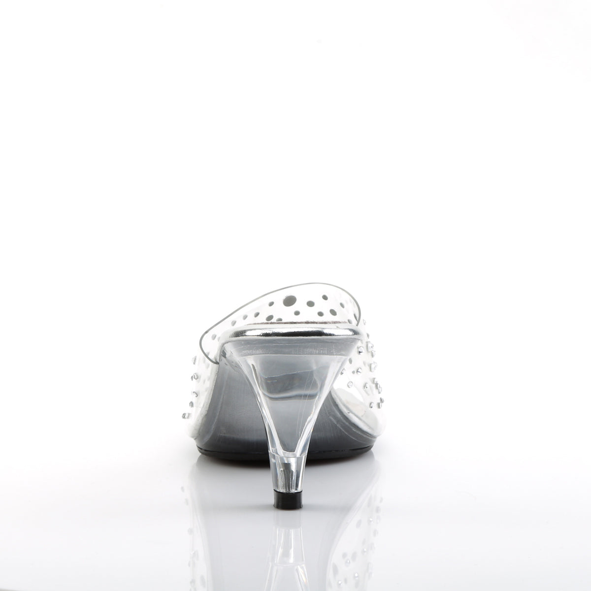 BELLE-301RS Fabulicious Clear 3 Inch Posing Shoes