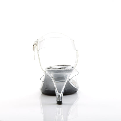 BELLE-308 Fabulicious Clear 3 Inch Posing Shoes