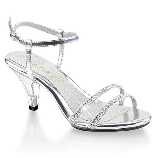 BELLE-316 Fabulicious Silver 3 Inch Sexy Shoes