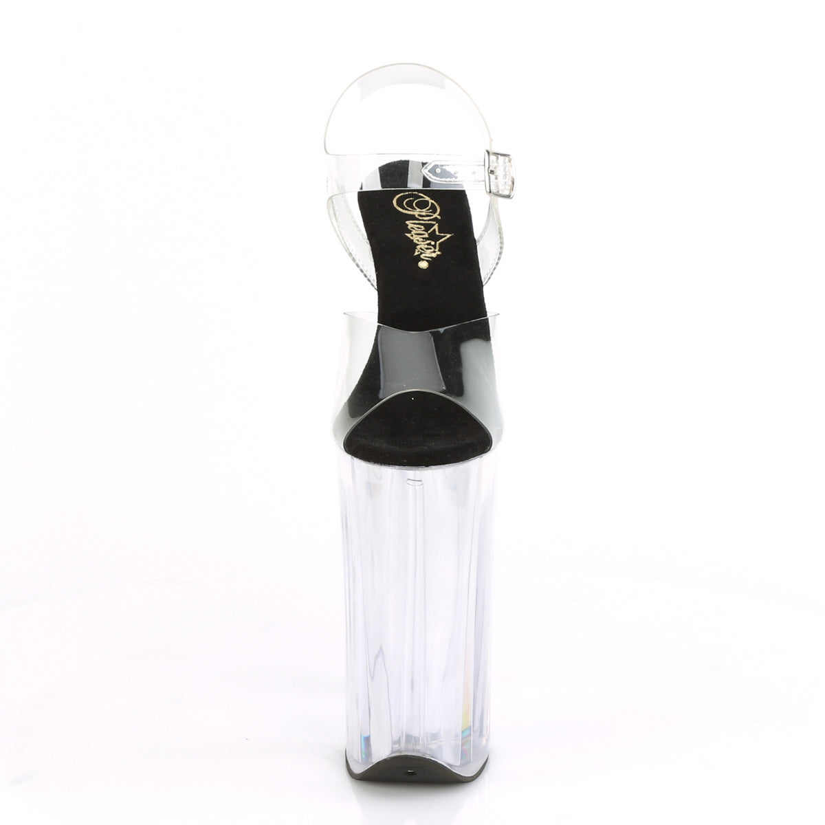 BEYOND-008 Pleaser Clear 10 Inch Extreme High Heels Platform Shoes