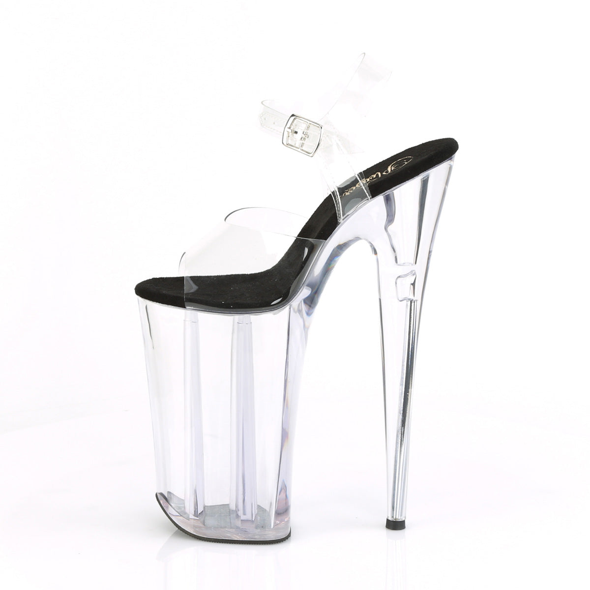 BEYOND-008 Pleaser Clear 10 Inch Extreme High Heels Platform Shoes