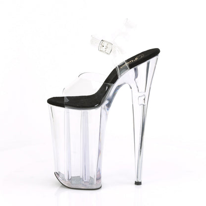 BEYOND-008 Pleaser Clear 10 Inch Extreme High Heels Platform Shoes
