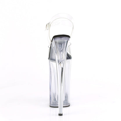 BEYOND-008 Pleaser Clear 10 Inch Extreme High Heels Platform Shoes