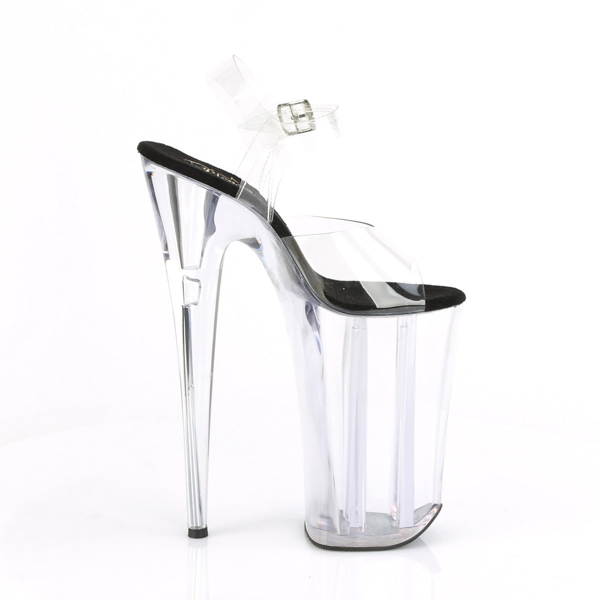 BEYOND-008 Pleaser Clear 10 Inch Extreme High Heels Platform Shoes
