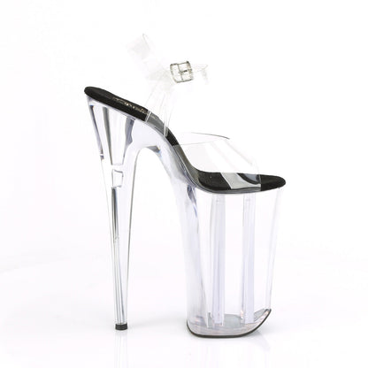 BEYOND-008 Pleaser Clear 10 Inch Extreme High Heels Platform Shoes