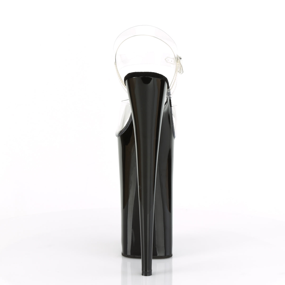 beyond 008 pleaser clear black clear platforms exotic dancing