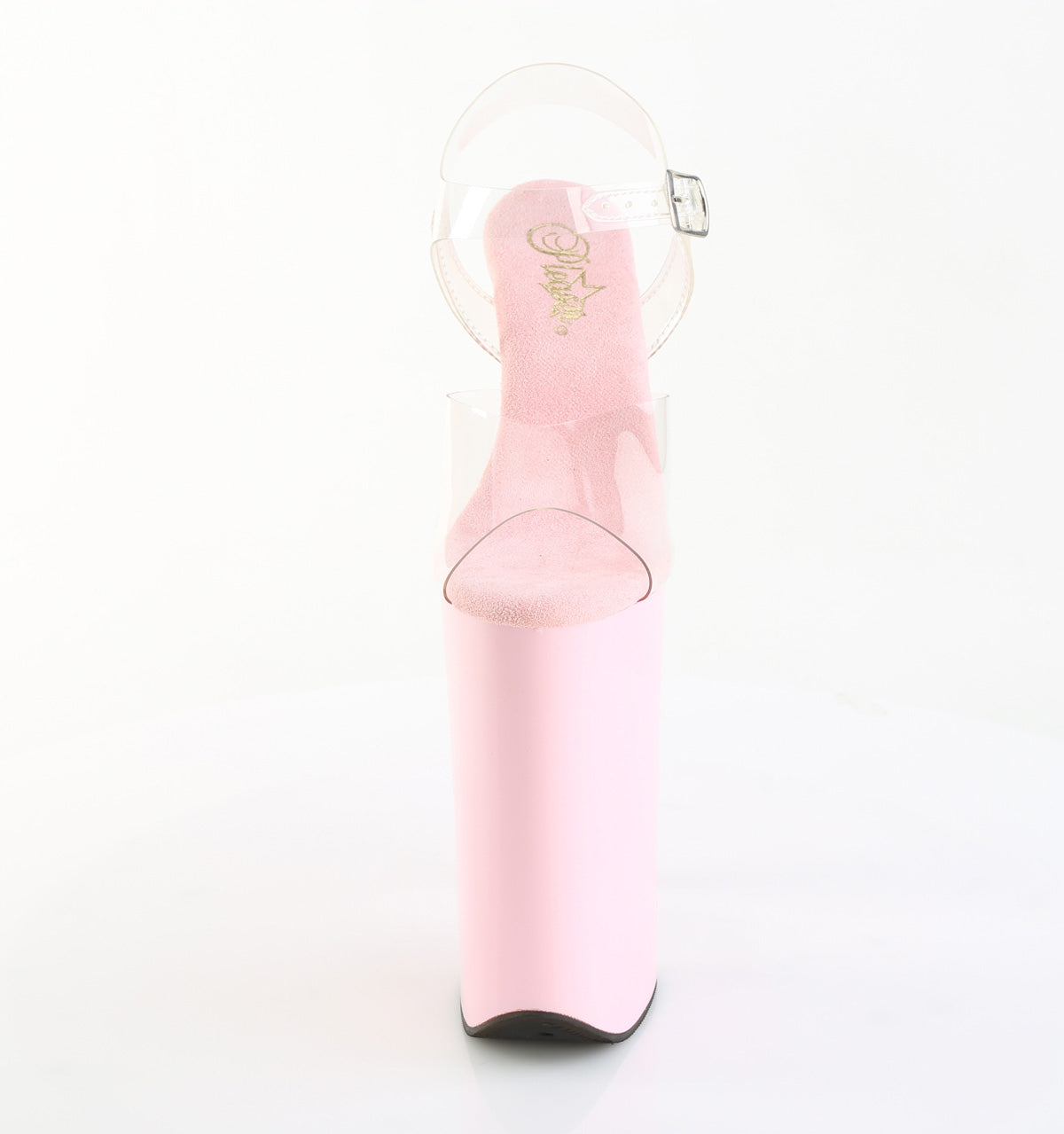 BEYOND-008 Pleaser Clear/Baby Pink Sexy Platform Shoes (Pole Dancing Heels)