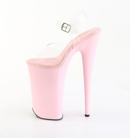 BEYOND-008 Pleaser Baby Pink 10 Inch Ultra High Heels Platform Shoes