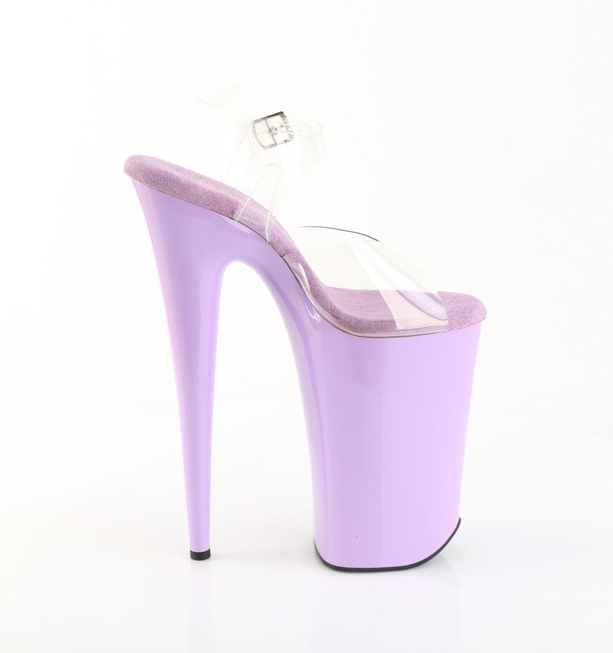 BEYOND-008 Pleaser Clear/Lavender Sexy Platform Shoes (Pole Dancing Heels)