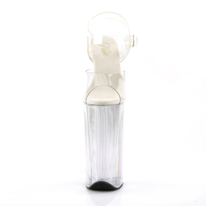 BEYOND-008 Pleaser Clear 10 Inch Killer Heel Platform Shoes