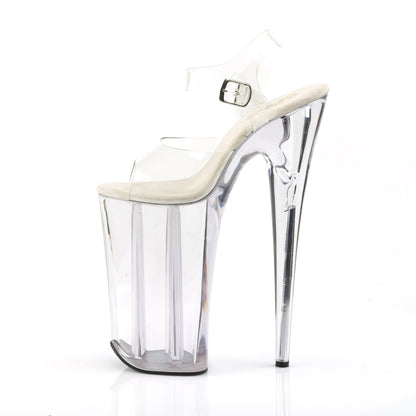 BEYOND-008 Pleaser Clear 10 Inch Killer Heel Platform Shoes