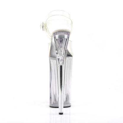 BEYOND-008 Pleaser Clear 10 Inch Killer Heel Platform Shoes