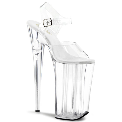 BEYOND-008 Pleaser Clear 10 Inch Killer Heel Platform Shoes