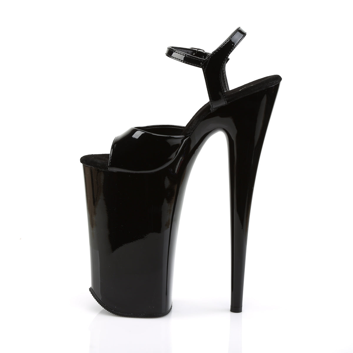BEYOND-009 Sexy 10" Heel Black Pole Dancing Platforms-Pleaser- Sexy Shoes Pole Dance Heels