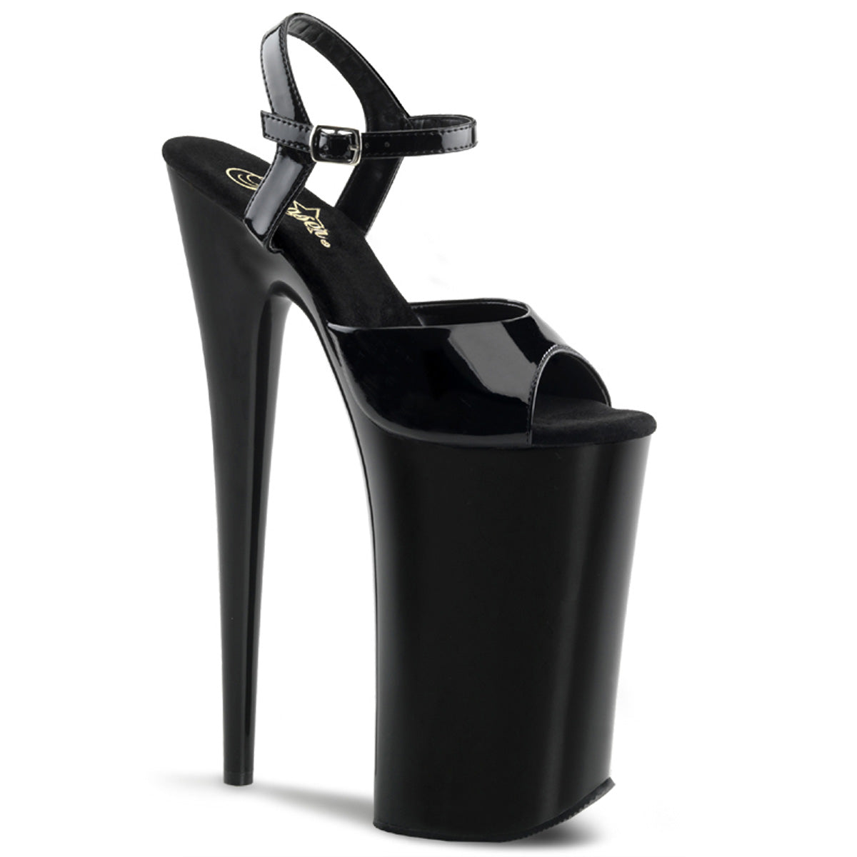 BEYOND-009 Sexy 10" Heel Black  Stripper Platforms High Heels