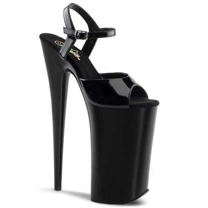BEYOND-009 Sexy 10" Heel Black  Stripper Platforms High Heels