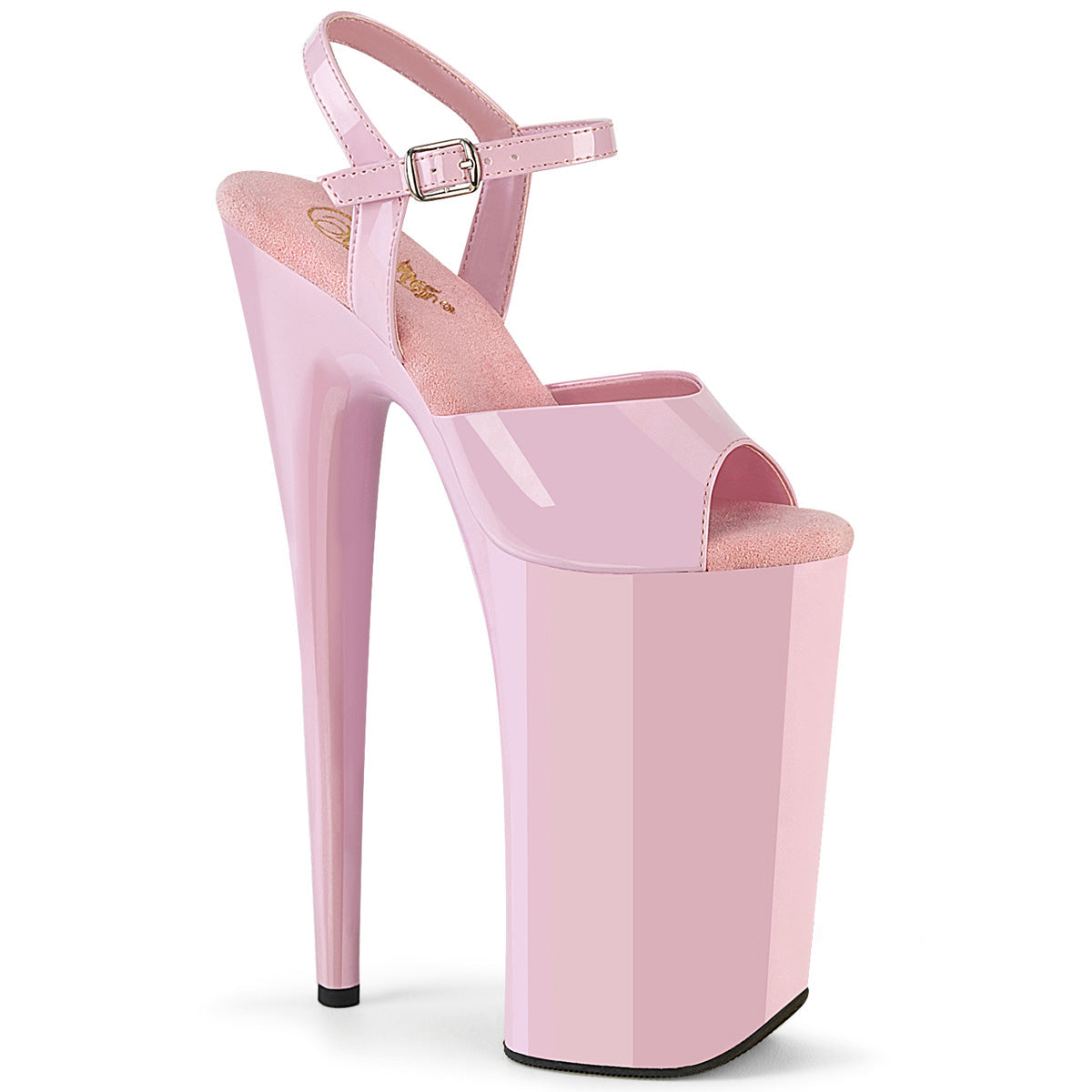 BEYOND-009 Pleaser Baby Pink 10 Inch Towering Platform Shoes B. Pink Pat B. Pink