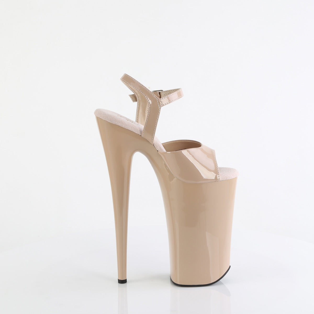 BEYOND-009 Pleaser Nude 10 Inch Statement Platform Shoes
