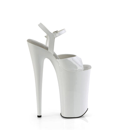 BEYOND-009 Pleaser White 10 Inch Sky High Platform Shoes