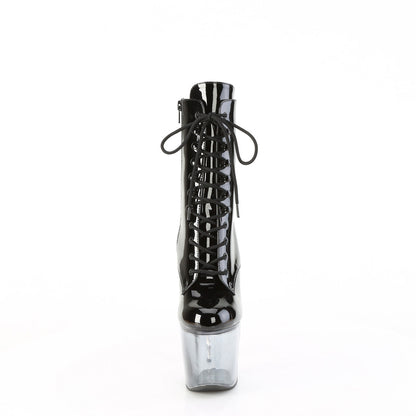 BLISS-1020BC Pleaser Black 7 Inch Sexy Heels Ankle Boots