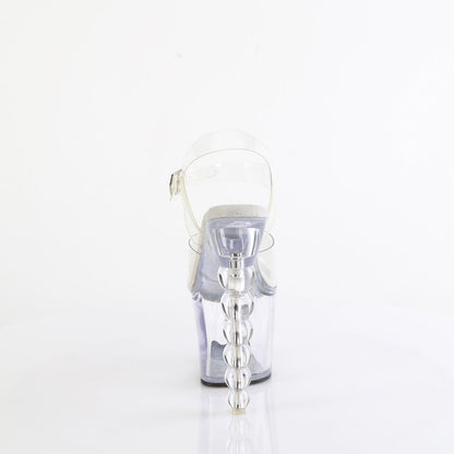 BLISS-708 Pleaser Clear 7 Inch High Fashiom Platform Shoes