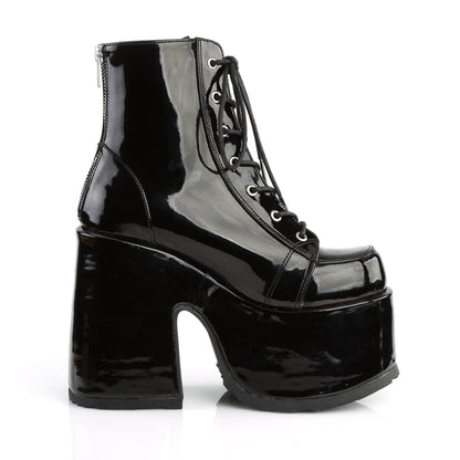 CAMEL-203 Demonia Cult Black 5 Inch Alternative Women's Ankle Boots