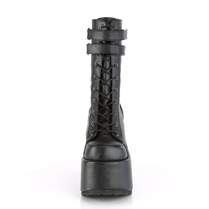 CAMEL-250 Demonia Cult Black 5 Inch Alternative Knee High Boots