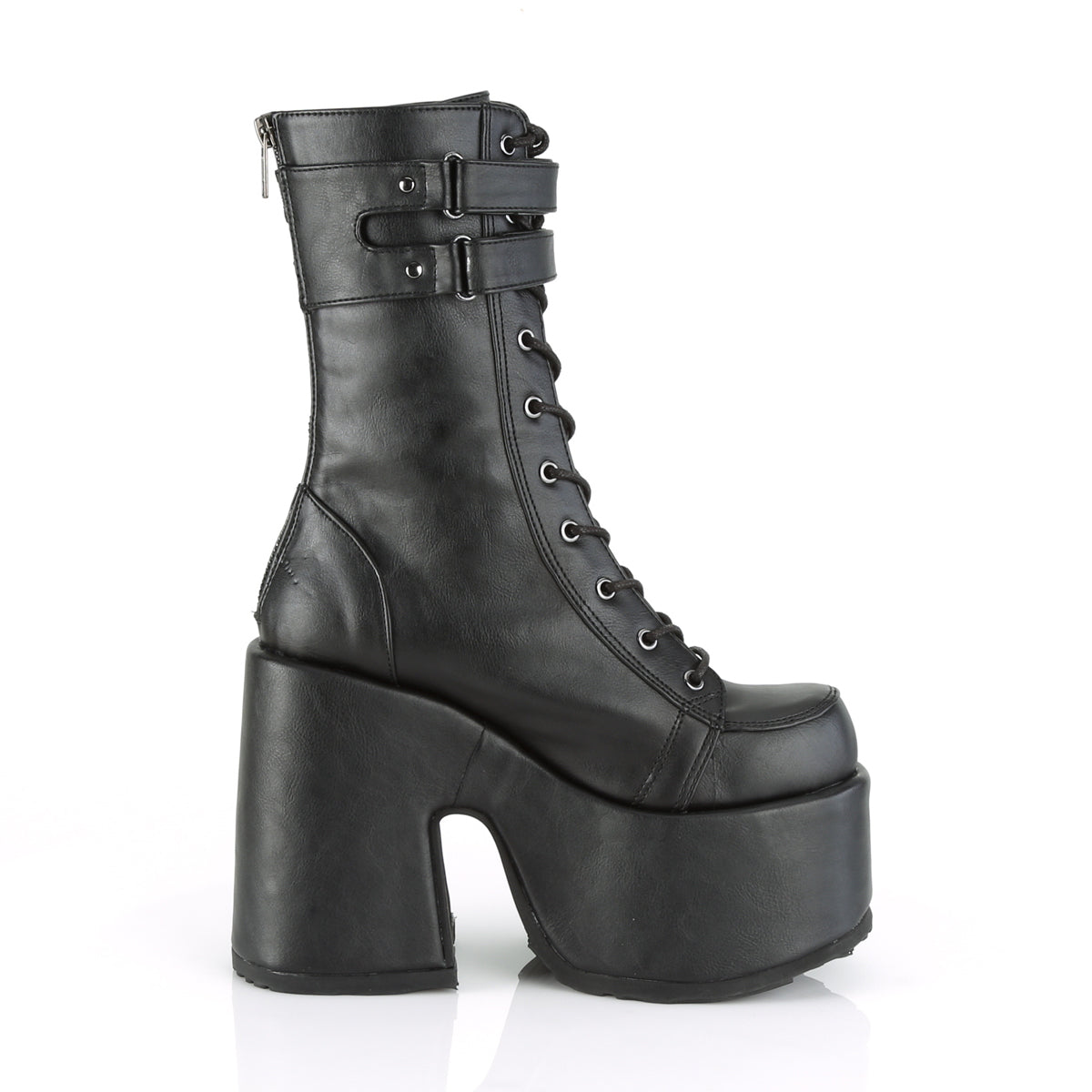 CAMEL-250 Demonia Cult Black 5 Inch Alternative Knee High Boots