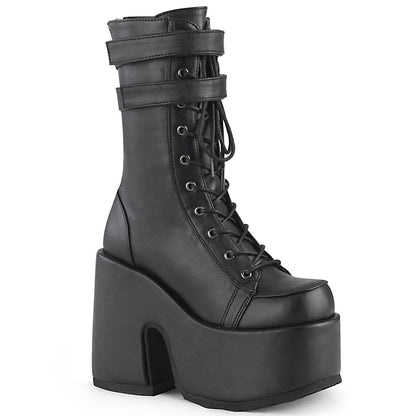 CAMEL-250 Demonia Cult Black 5 Inch Alternative Knee High Boots
