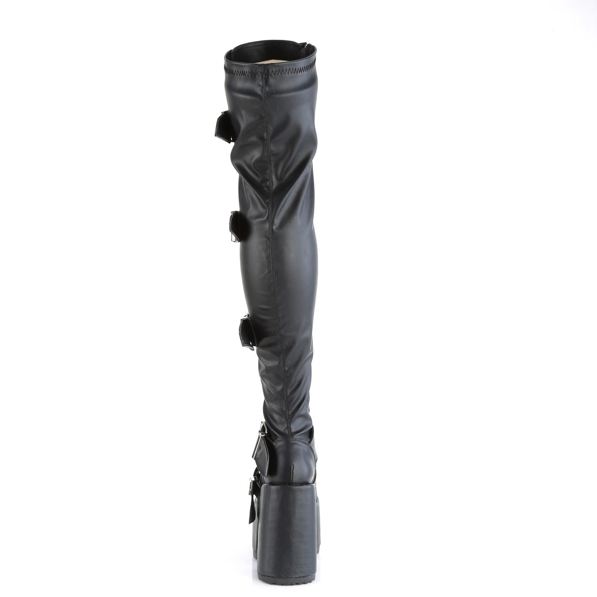 CAMEL-305 Demonia Cult Black Vegan 5 Inch Alternative Women's Over-the-Knee Boots