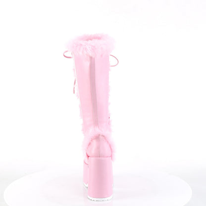 CAMEL-311 Demonia Cult Pastel Pink 5 Inch Alternative Knee High Boots