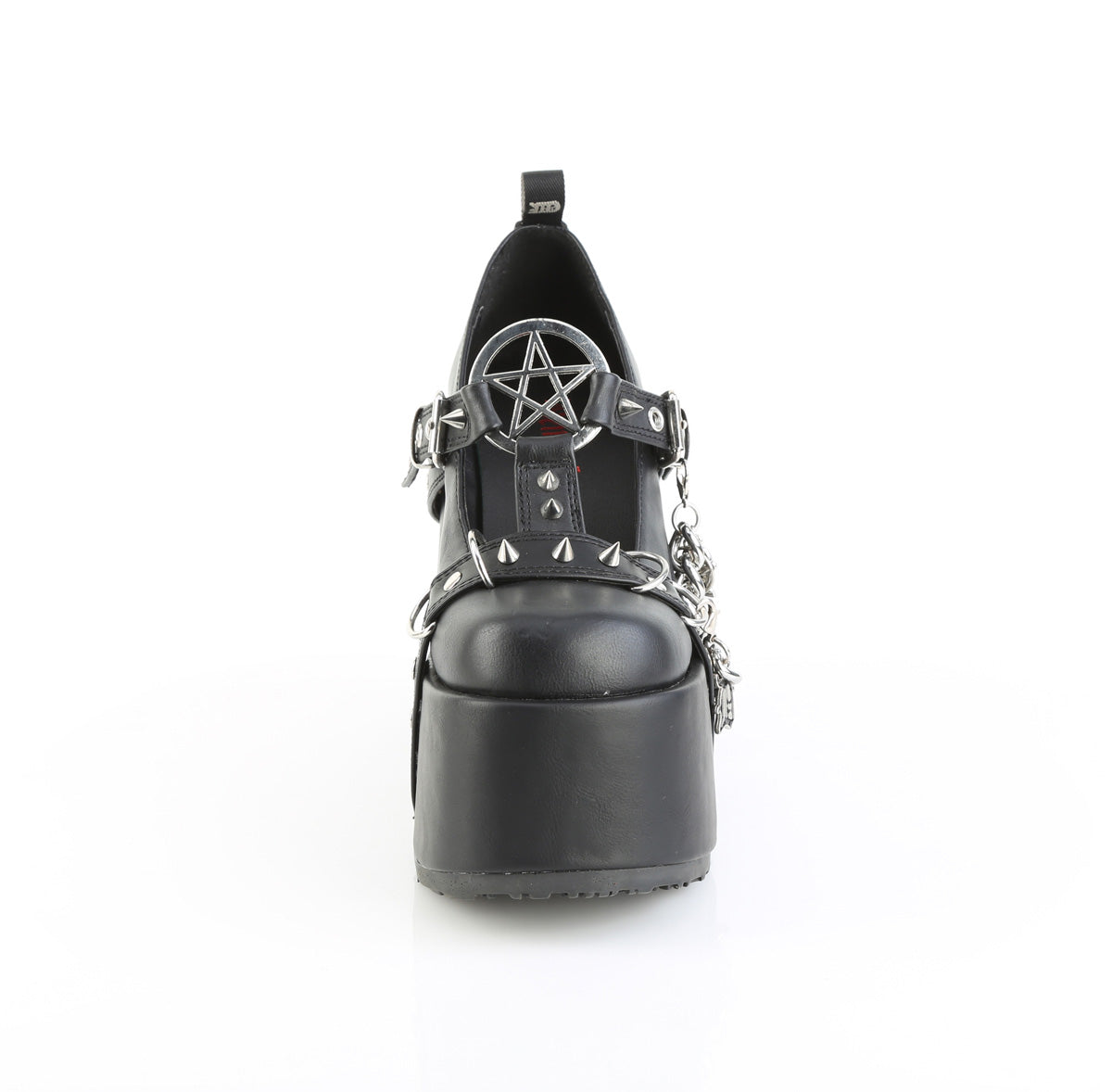 Demonia CAMEL-33 Black Platform Shoes - 5 Inch Heels