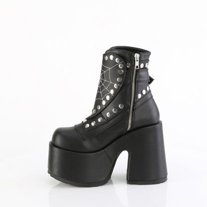 CAMEL-70 Demonia Cult Black 5 Inch Alternative Knee High Boots