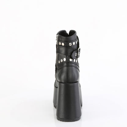 CAMEL-70 Demonia Cult Black 5 Inch Alternative Knee High Boots