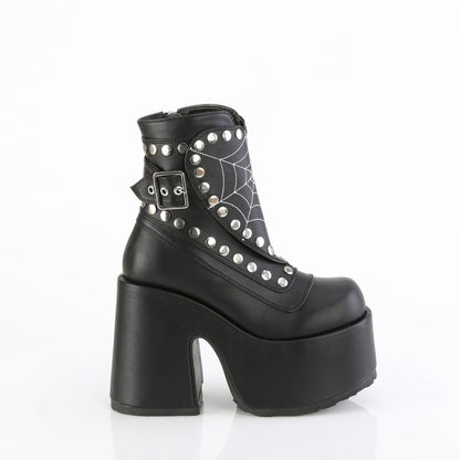 CAMEL-70 Demonia Cult Black 5 Inch Alternative Knee High Boots
