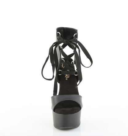CAPTIVA-600-14 Pleaser Black 6 Inch Exotic Dance Platform Shoes
