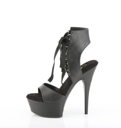 CAPTIVA-600-14 Pleaser Black 6 Inch Exotic Dance Platform Shoes