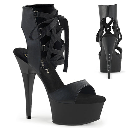 CAPTIVA-600-14 Pleaser Black 6 Inch Exotic Dance Platform Shoes