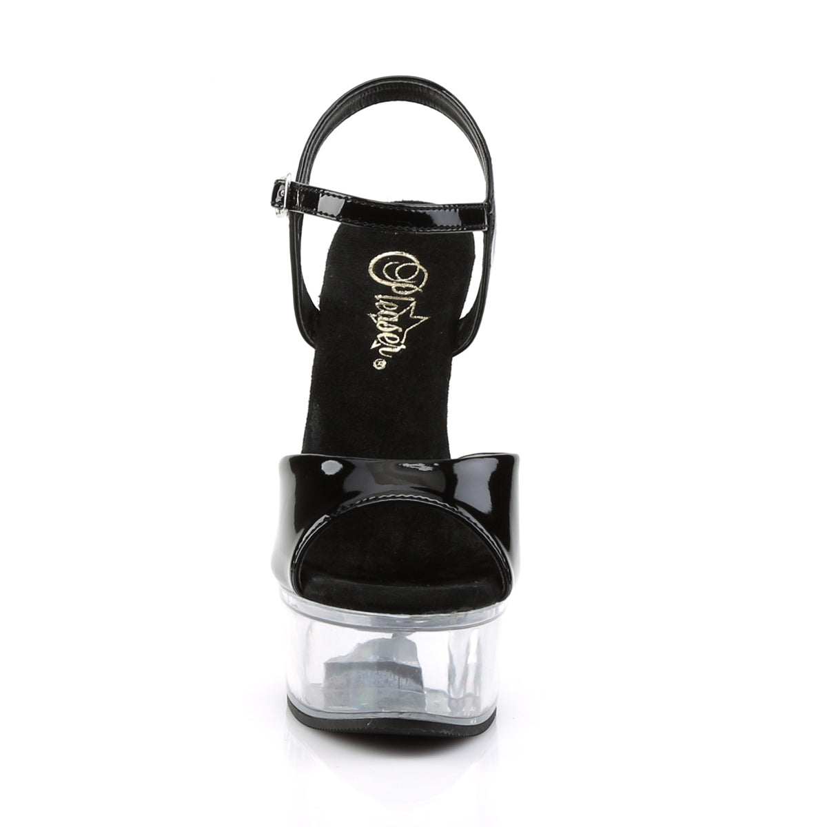 CAPTIVA-609 Pleaser Black 6 Inch Pole Dance Platform Shoes