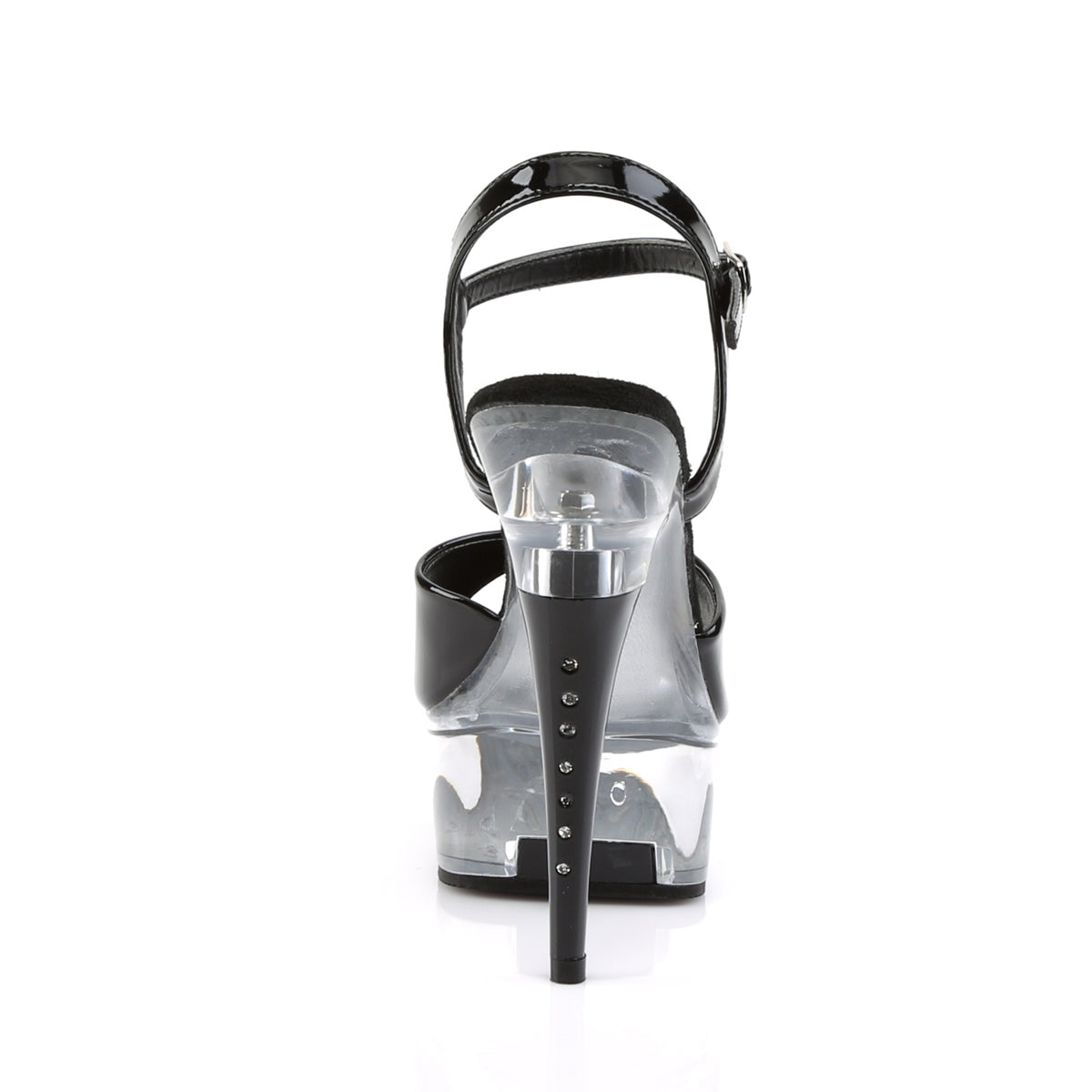 CAPTIVA-609 Pleaser Black 6 Inch Pole Dance Platform Shoes