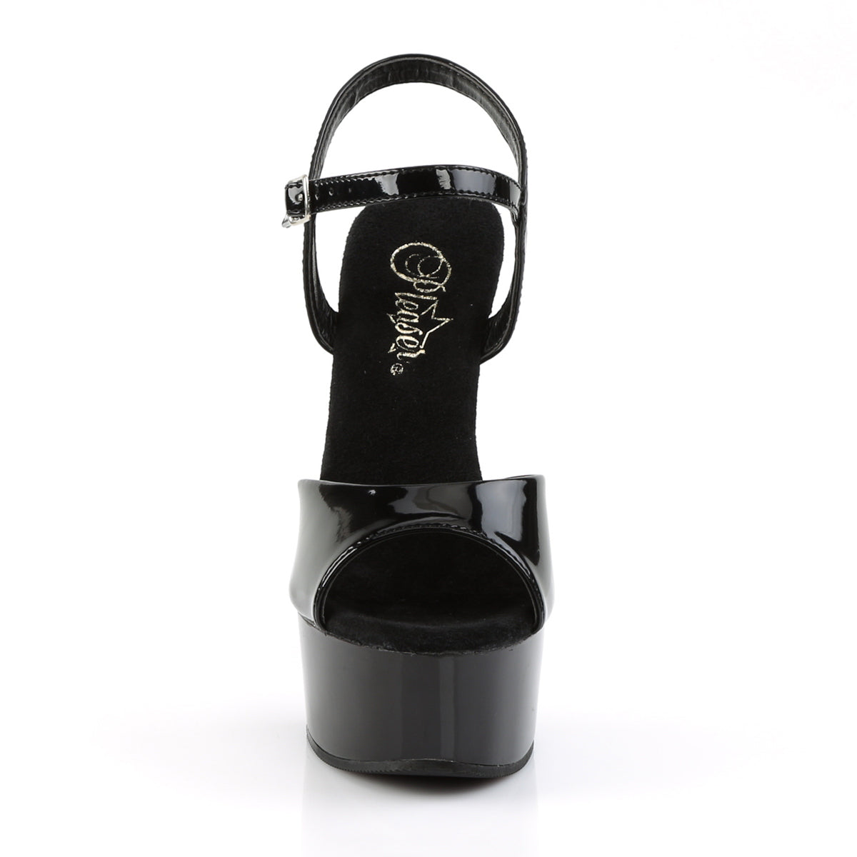 CAPTIVA-609 Pleaser Black 6 Inch Strippers Platform Shoes