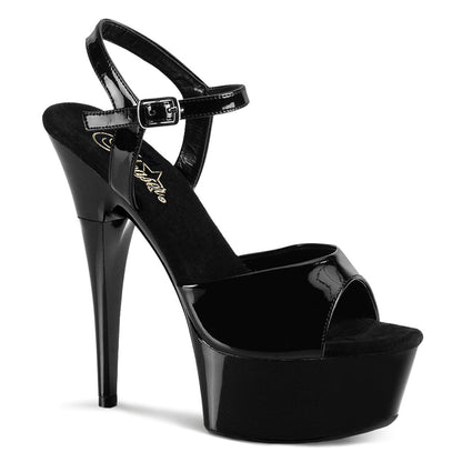 CAPTIVA-609 Pleaser Black 6 Inch Strippers Platform Shoes