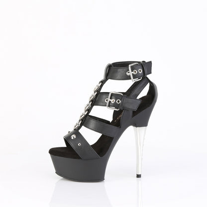 CAPTIVA-658 Pleaser Black 6 Inch Exotic Platform Platform Shoes