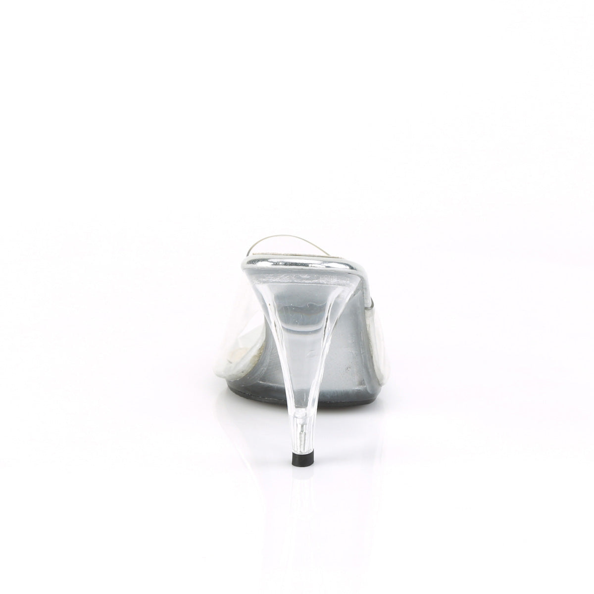 CARESS-401 Fabulicious Clear 4 Inch Posing Shoes