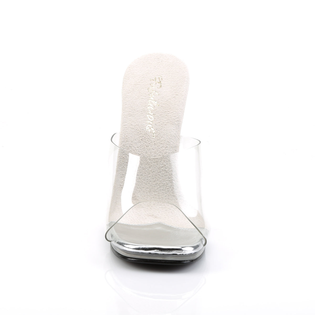 CHIC-01 Fabulicious Clear 4.5 Inch Posing Shoes