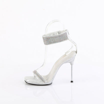 CHIC-40 Fabulicious Silver 4.5 Inch Elegant Shoes