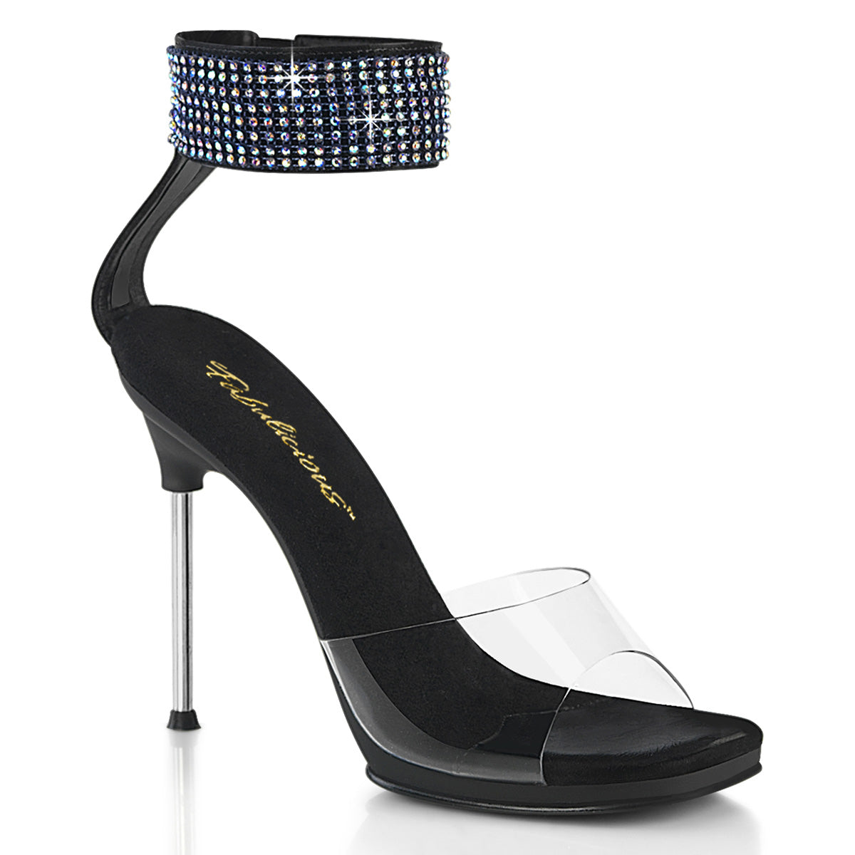CHIC-42 Fabulicious Black 4.5 Inch Elegant Shoes