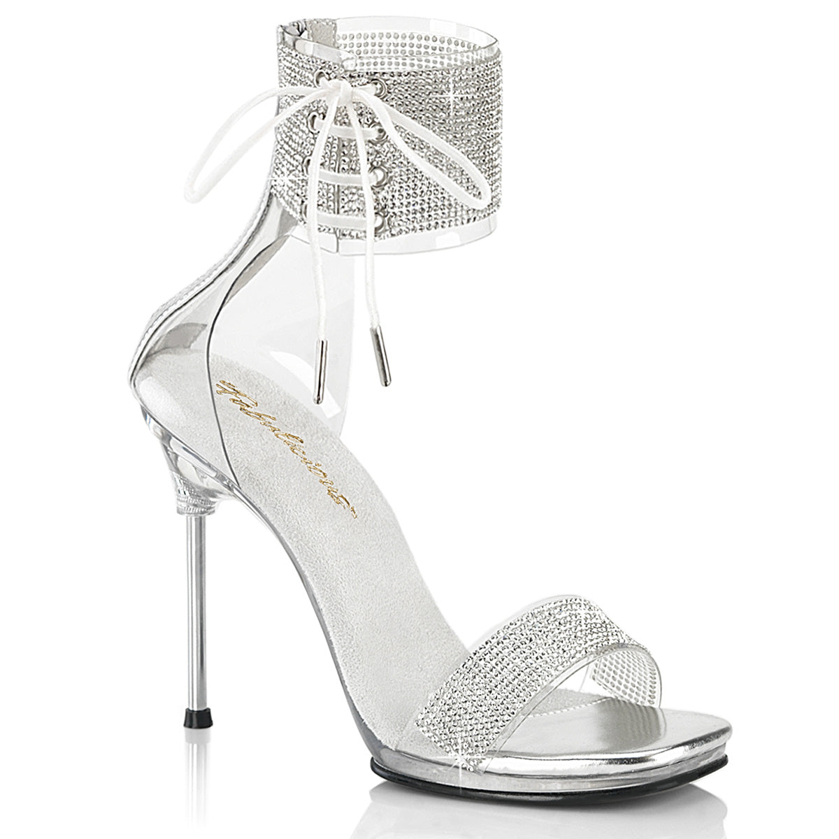CHIC-47 Fabulicious Clear 4.5 Inch Elegant Shoes