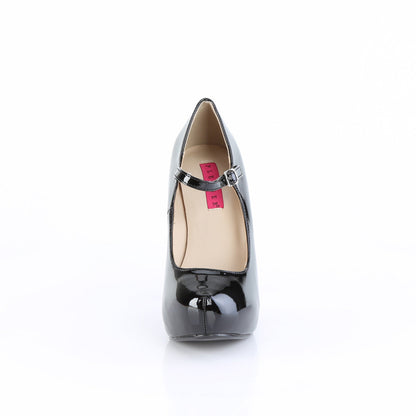 CHLOE-02 Pleaser Pink Label Black 5.3 Inch Exotic Platform Heels