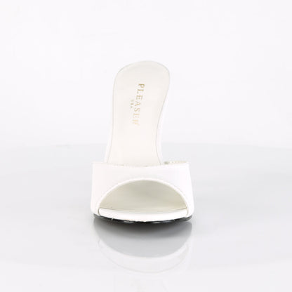 CLASSIQUE-01 Pleaser White 4 Inch Bold Sexy Shoes